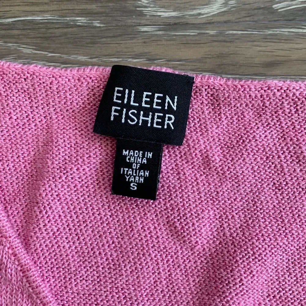 Eileen Fisher v neck sleeveless top size small - Picture 5 of 8